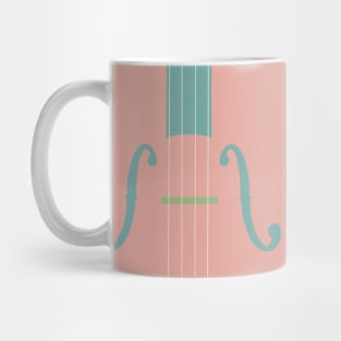 Strings in Baby Pink, Blue and Cream Mug